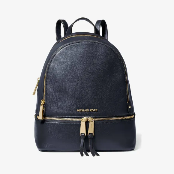 迈克高仕/Michael Kors 女士 Rhea Zip 中号皮质双肩包 30S5GEZB1L414