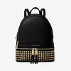 迈克高仕/Michael Kors 女士 Rhea Zip 中号铆钉双肩包 30S5GEZB5L001