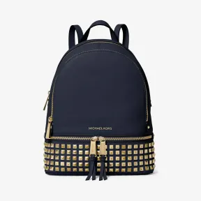 迈克高仕/Michael Kors 女士 Rhea Zip 中号铆钉双肩包 30S5GEZB5L414