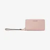 迈克高仕/Michael Kors  浅粉色 Jet Set Travel 中号拉链手机包