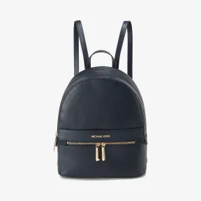 迈克高仕/Michael Kors  海军蓝 Kenly 中号皮质双肩包