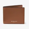 迈克高仕/Michael Kors Harrison Crossgrain 皮革修身双折钱包 39F5LHRF5L-0230