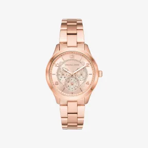 迈克高仕/Michael Kors Runway 玫瑰金色链式腕表 MK6589622