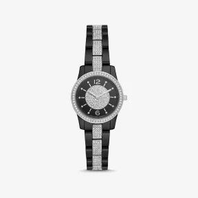 迈克高仕/Michael Kors Mini Runway 黑色链式腕表 MK6620001