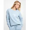 迈克高仕/Michael Kors 徽标有机棉混纺运动衫 MS1501I23G-0407