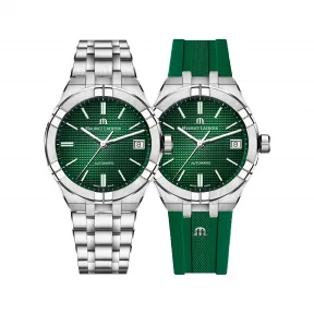 艾美/Maurice Lacroix aikon系列 39 MM 精钢 自动机械机芯 男表 AI6007-SS00F-630-D