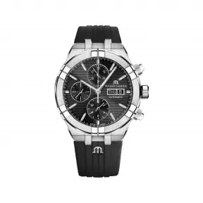 艾美/Maurice Lacroix aikon系列 44 MM 精钢 自动机械机芯 男表 AI6038-SS000-330-2