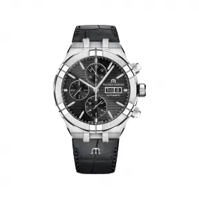 艾美/Maurice Lacroix aikon系列 44 MM 精钢 自动机械机芯 男表 AI6038-SS002-330-2