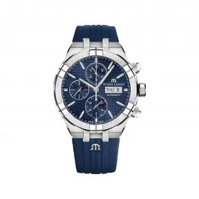 艾美/Maurice Lacroix aikon系列 44 MM 精钢 自动机械机芯 男表 AI6038-SS00F-430-C