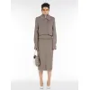 麦丝玛拉/Max Mara [Zumult] 弹力羊毛飞行员夹克 2041054106020