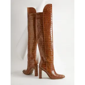 麦丝玛拉/Max Mara 驼色 高筒靴 4796019406007