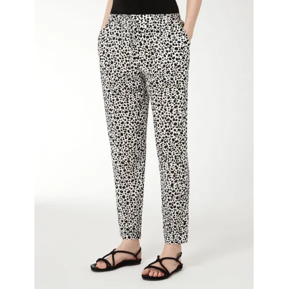 麦丝玛拉/Max Mara 白色黑色 慢跑裤 6131036106002