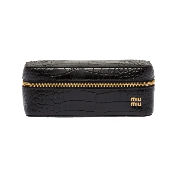 缪缪/Miu Miu 鳄鱼皮首饰盒 5RM020-016-F0002