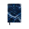 万宝龙/Montblanc MB129459-中号笔记本#163，万宝龙大班冰川系列，蓝色横纹