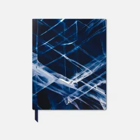 万宝龙/Montblanc 笔记本 #149 大号， Meisterstück Glacier 系列，蓝色衬里 - 豪华笔记本 MB129462