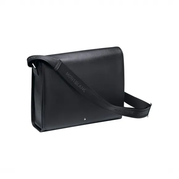万宝龙/Montblanc 大班软皮粒纹系列斜背休闲轻便包 U0113299