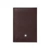 万宝龙/Montblanc 大班软皮粒纹系列单夹层名片夹 U0114474