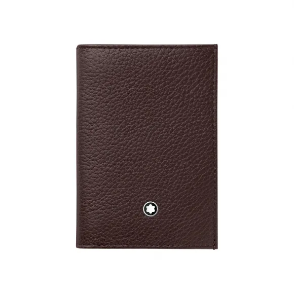 万宝龙/Montblanc 大班软皮粒纹系列单夹层名片夹 U0114474