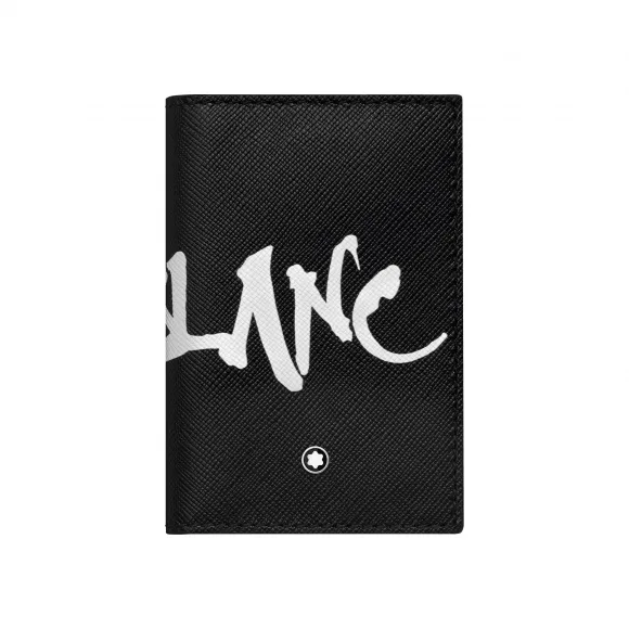万宝龙/Montblanc 匠心系列名片夹，饰有书法字体图案 U0124140