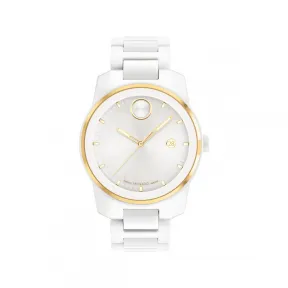 摩凡陀/Movado BOLD系列 42MM 白色陶瓷 石英机芯 男表 3600900