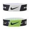 耐克/Nike 黑/白色/冲击绿/黑 Baller 手环 （2 只） AC4403-047