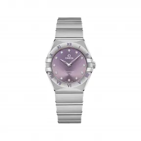 欧米茄/Omega 星座系列 28MM 精钢 石英机芯 女表 131.10.28.60.60.002