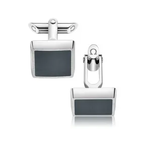 欧米茄/Omega 不锈钢及半透明树脂: 袖扣 CA02ST0000105