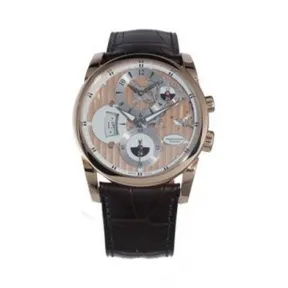 帕玛强尼/Parmigiani GMT系列 18k玫瑰金 42MM 自动机械 男表 PF602510