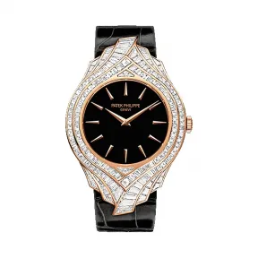 百达翡丽/Patek Philippe 卡拉特拉瓦 Calatrava 系列 18k玫瑰金 手动机械机芯 女表 4895R-001