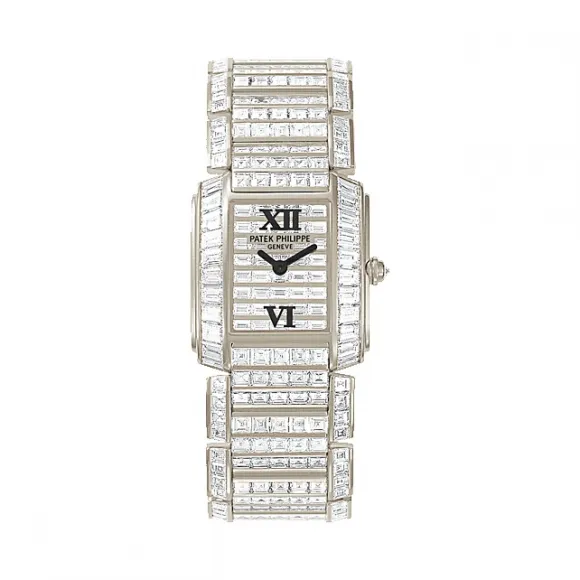 百达翡丽/Patek Philippe TWENTY 4系列 白金 石英机芯 女表 4908-101G-001