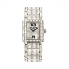 百达翡丽/Patek Philippe TWENTY 4系列 18k白金镶钻 手动机械机芯 女表 4909-50G-001