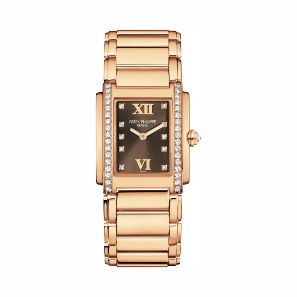 百达翡丽/Patek Philippe TWENTY 4系列 玫瑰金 石英机芯 女表 4910-11R-010