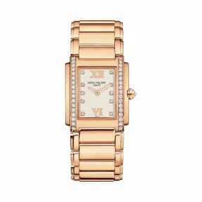 百达翡丽/Patek Philippe TWENTY 4系列 玫瑰金 石英机芯 女表 4910-11R-011