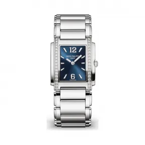 Patek Philippe | 百达翡丽 | Twenty~4系列不锈钢蓝色日辉纹表盘腕表4910/1200A-001