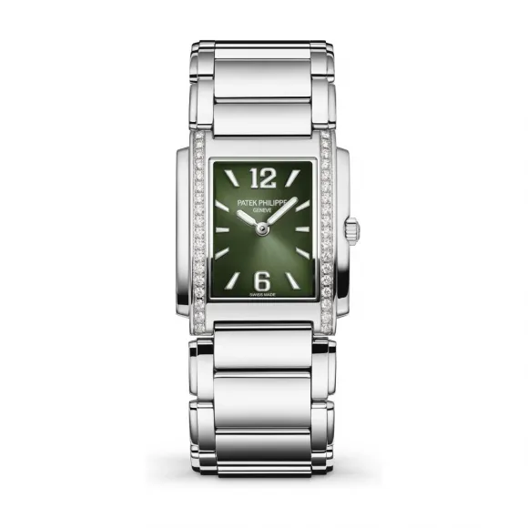 百达翡丽/Patek Philippe Twenty~4 25.1×30MM 不锈钢 石英机芯 女表 4910-1200A-011