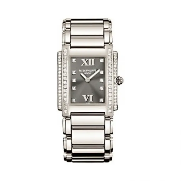 百达翡丽/Patek Philippe TWENTY 4系列 白金 石英机芯 女表 4910-20G-010