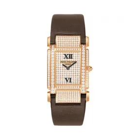百达翡丽/Patek Philippe TWENTY 4系列 玫瑰金 石英机芯 女表 4910R-001