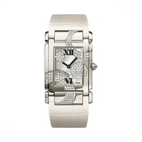百达翡丽/Patek Philippe TWENTY 4系列 18k白金镶钻 石英机芯 女表 4914G-001