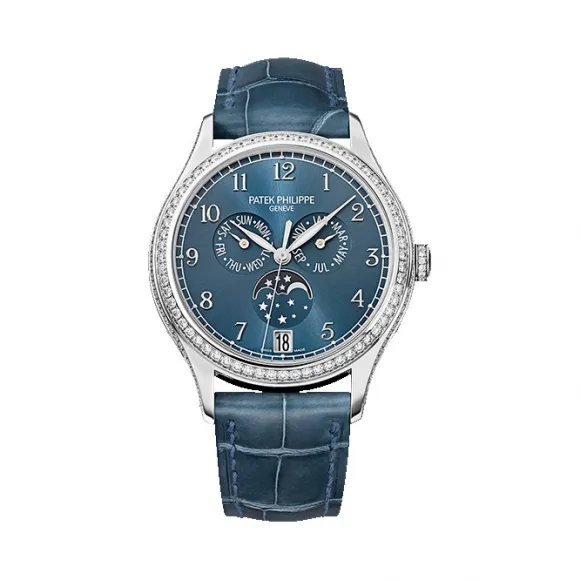 百达翡丽/Patek Philippe 复杂功能时计 Complications 系列 白金 自动机械机芯 女表 4947G-001