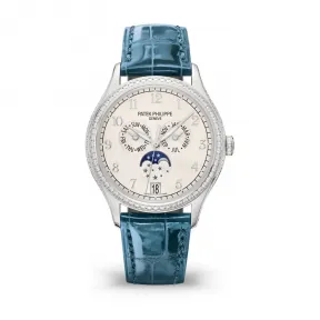 百达翡丽/Patek Philippe 复杂功能时计 Complications 系列 白金 自动机械机芯 女表 4947G-010