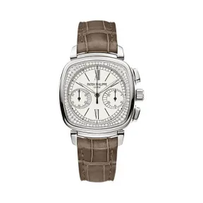 百达翡丽/Patek Philippe 复杂功能时计 Complications 系列 白金 手动机械机芯 女表 4958J7071G-001