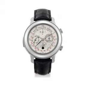 百达翡丽/Patek Philippe 超级复杂功能计时系grand Complications列 铂金 手动机械机芯 男表 5002P-001