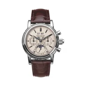 百达翡丽/Patek Philippe 超级复杂功能计时系grand Complications列 精钢 手动机械机芯 男表 5004A-001