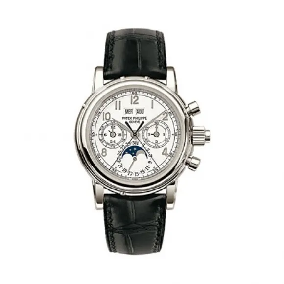 百达翡丽/Patek Philippe 超级复杂功能计时系grand Complications列 白金 手动机械机芯 男表 5004P-021