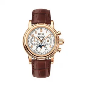 百达翡丽/Patek Philippe 超级复杂功能计时系grand Complications列 玫瑰金 手动机械机芯 男表 5004R-014