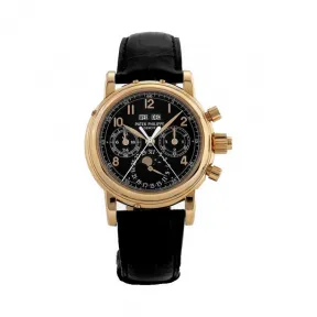 百达翡丽/Patek Philippe 超级复杂功能计时系grand Complications列 玫瑰金 手动机械机芯 男表 5004R-018