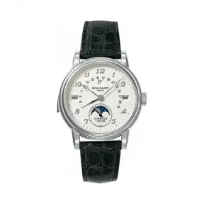 百达翡丽/Patek Philippe 超级复杂功能计时系grand Complications列 白金 手动机械机芯 男表 5016G-010