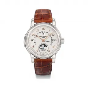 百达翡丽/Patek Philippe 超级复杂功能计时系grand Complications列 铂 手动机械机芯  5016P-021