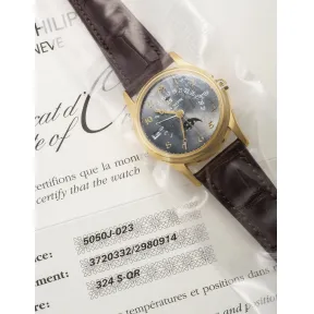 百达翡丽/Patek Philippe 超级复杂功能计时系grand Complications列 黄金 自动机械机芯  5050J-023