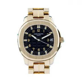 百达翡丽/Patek Philippe Aquanaut 系列 18K黄金 自动机械机芯 男表 5065-1J-001